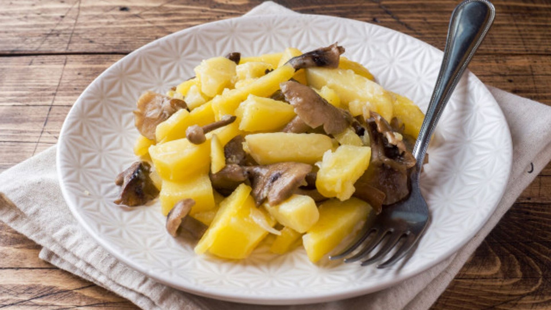 funghi e patate